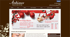 Desktop Screenshot of ambiancebeauty.ca